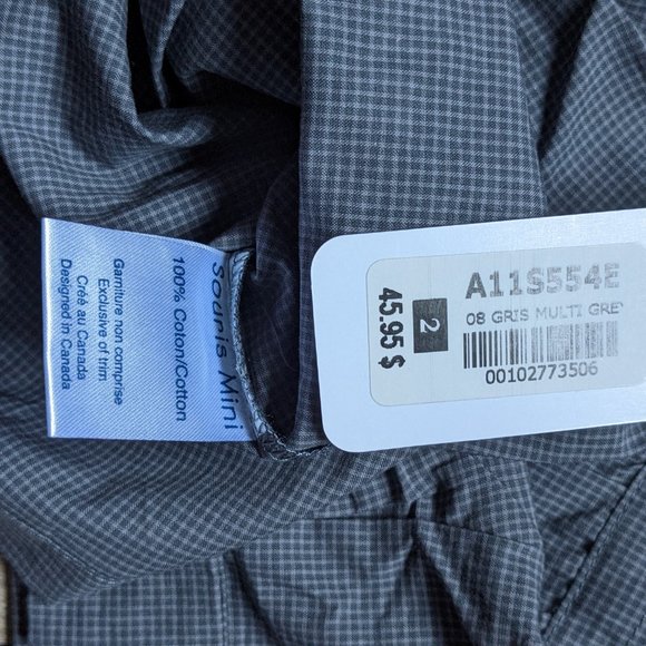 NWT Toddler Girl (2Y) - SOURIS MINI Woven Hooded Tunic - Picture 8 of 8